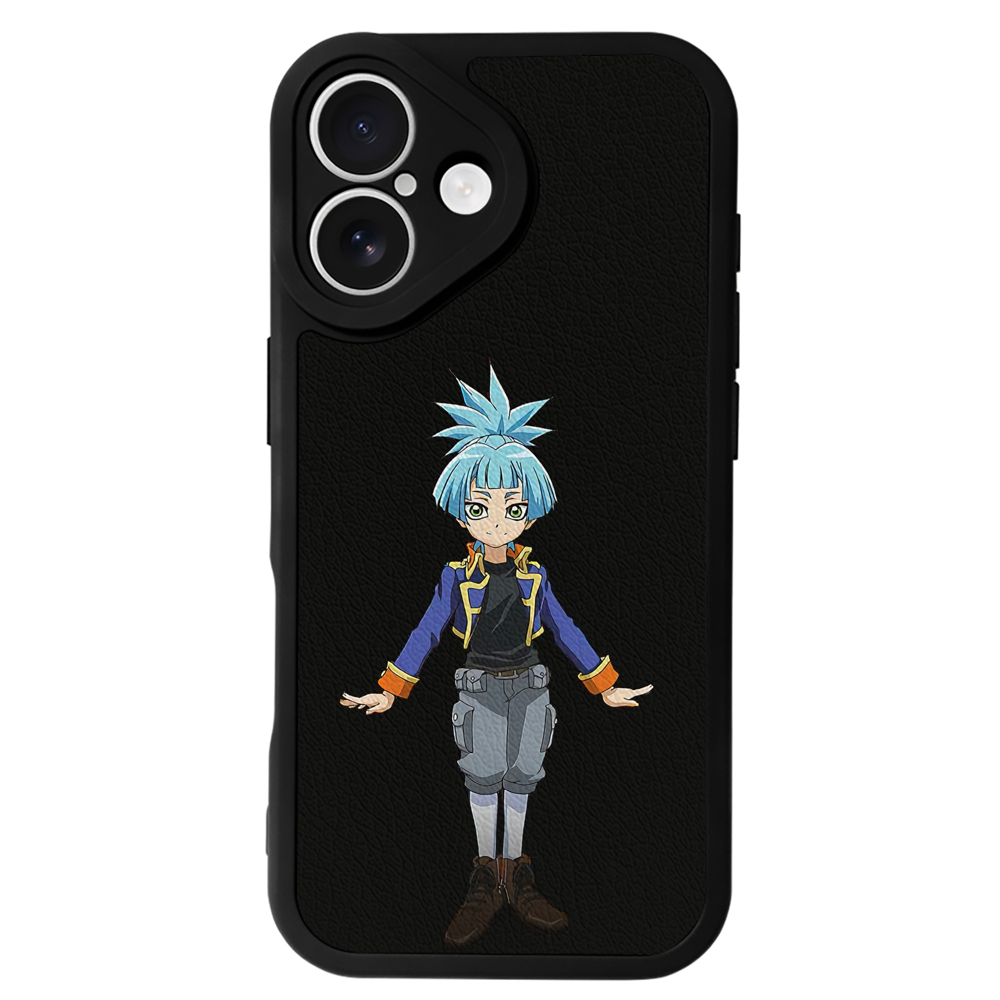 遊☆戯☆王 Yu-Gi-Oh! 【iPhone 16シリーズ対応】シリコンスマホケース（レザー調） 材質：シリコン